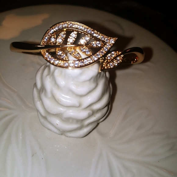Bracelet goldplated with diamonds - Picture 1 of 4